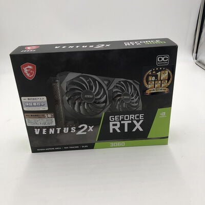 【盛岡都南店】中古  MSI GeForce RTX 3060 VENTUS 2X 12G OC (RTX3060 12GB) 144777 