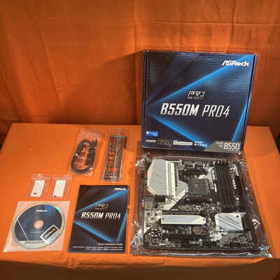 【なんば店】中古  ASRock B550M Pro4 (B550 AM4 mATX DDR4) 142938 