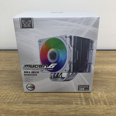 【津ラッツ店】中古  Scythe SCMG-6000DWR (MUGEN6 WHITE ARGB EDITION) 4990001694 