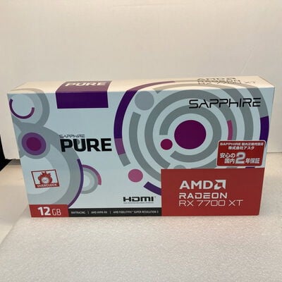 【京都店】中古  SAPPHIRE 11335-03-20G PURE RX7700XT GAMING OC (RX7700XT 12G) 162743 
