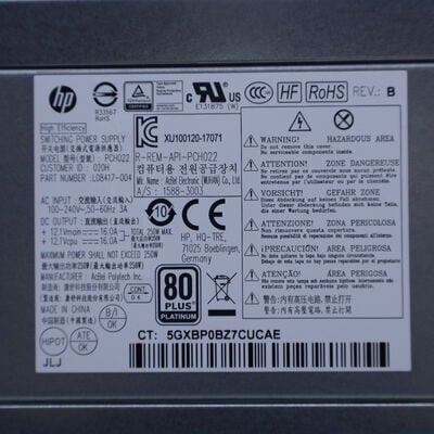 【通販センター】中古  HP EliteDesk 800 G5 SFF(Intel Core i7 9700 3.00GHz/16GB DDR4/SSD256GB/-/オンボード/GbE/W11P) 192824 