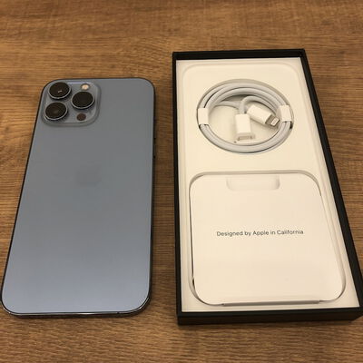 【宇都宮鶴田店】中古  【国内版SIMフリー】Apple iPhone13 Pro Max 6.7インチ 256GB シエラブルー MLJD3J/A 147530 