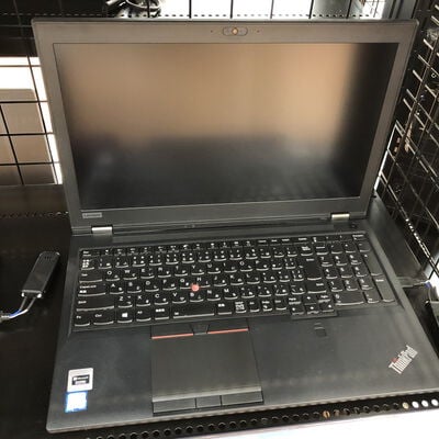 【姫路店】中古  Lenovo ThinkPad P52　20MAS12700 (Core i7 8750H/16GB/SSD512GB/-/NVIDIA Quadro P1000 4GB/15.6ｲﾝﾁ/1920x1080/Wi-Fi/WEBCAM/W11H64) 176658 
