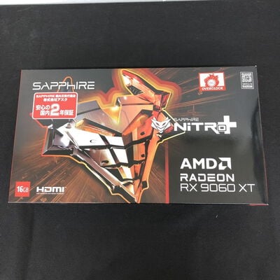 【長野稲里店】中古  SAPPHIRE SA-NITRO+ AMD Radeon RX9060XT 16GB 5110001248 