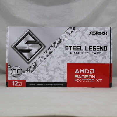 【通販センター】中古  ASRock RX7700XT SL 12GO(RX7700XT Steel Legend OC) 3480034627 