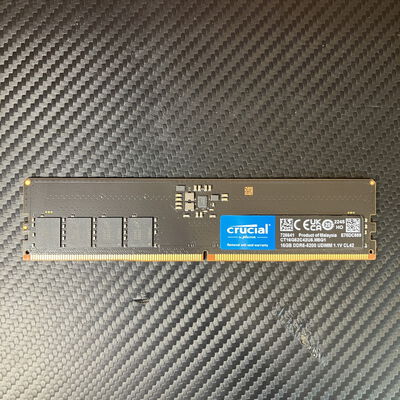 【富士青葉店】中古  Crucial CT16G52C42U5.M8G1(DDR5 PC5-41600 16GB) 183231 