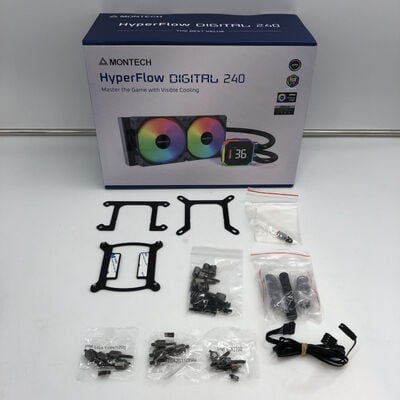 【福井日之出店】中古  MONTECH HyperFlow Digital 240 (B)(240 ARGB BK 水 5200001253 