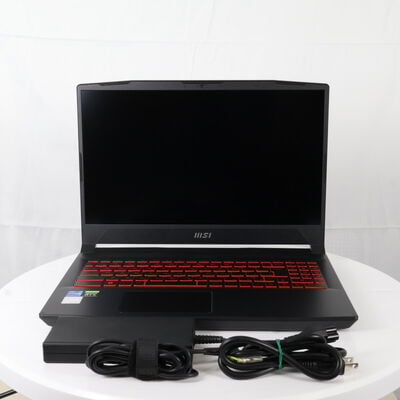 【通販センター】中古  MSI Katana GF66 11U Katana-GF66-11UE-857JP(Intel Core i7 11800H/16GB/SSD500GB/なし/NVIDIA GeForce RTX 3060 6GB Laptop GPU/15.6/1920x1080/Wi-Fi/W11H64 MAR) 185312 