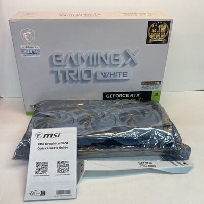 【京都店】中古  MSI GeForce RTX 4070 Ti GAMING X TRIO WHITE 12G (RTX4070Ti 12GB) 3180006347 