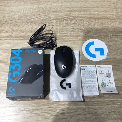 【松山環状枝松店】中古  Logicool G304 (LIGHTSPEED ワイヤレスゲーミングマウス ブラック) 146969 