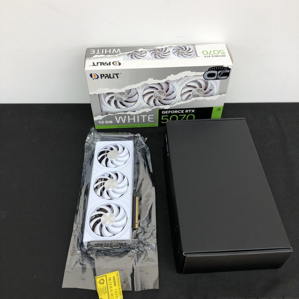 中古 Palit NE75070U19K9-GB2050W (RTX5070 WHITE OC) 5110001246