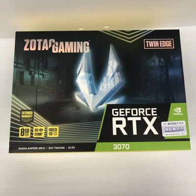 【徳島住吉店】中古  ZOTAC GAMING GeForce RTX 3070 Twin Edge ZT-A30700E-10P (RTX3070 8G) 143903 