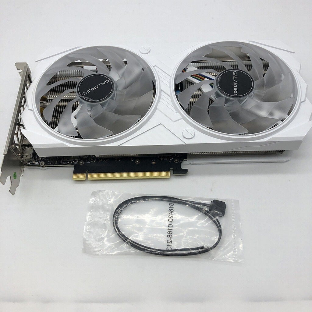 中古 玄人志向 GK-RTX4060Ti-E8GB/WHITE/DF (RTX4060Ti 8GB) 158555