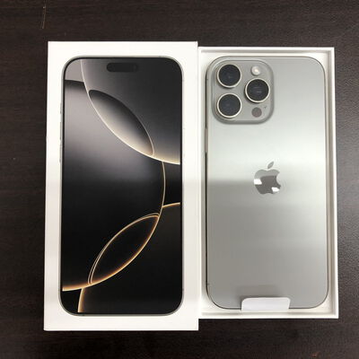 【福山ココローズ店】中古  【docomo版SIMフリー】Apple iPhone16 Pro Max 512GB ナチュラルチタニウム MYWP3J/A 170366 