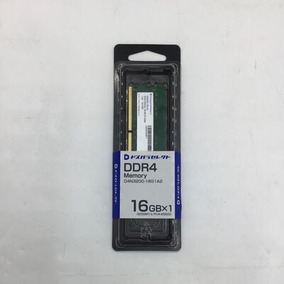 【白山FM松任店】中古  ﾄﾞｽﾊﾟﾗｾﾚｸﾄ D4N3200-16G1A2(DDR4 PC4-25600 SO-DIMM 16GB) 4950002155 