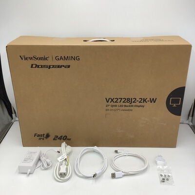 【白山FM松任店】中古  Viewsonic VX2728J2-2K-W-7 (27"W 2H1DP 240Hz WQHD) 4950001904 