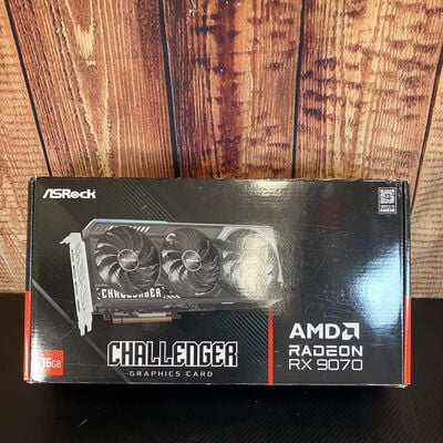 【富士青葉店】中古  ASRock RX9070 CL 16G Challenger (RX9070 16G) 176953 