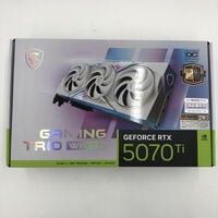 中古  MSI GeForce RTX 5070 Ti 16G GAMING TRIO OC WHITE（RTX5070Ti 16GB） 3480038275 