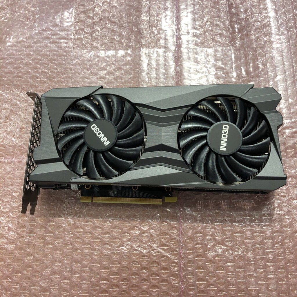 中古 INNO3D GEFORCE RTX 3060 Ti TWIN X2 OC LHR N306T2-08D6