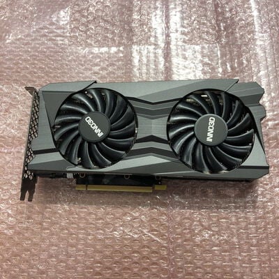 【宮崎恒久店】中古  INNO3D GEFORCE RTX 3060 Ti TWIN X2 OC LHR N306T2-08D6-119032DH（RTX3060Ti 8GB） 3480036984 