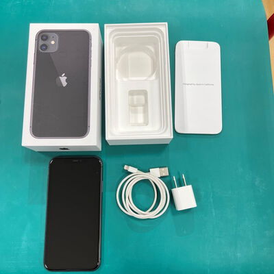 【静岡東瀬名店】中古  Apple iPhone11 6.1インチ 64GB (ブラック) 国内版SIMロックフリー 3F952J/A 5140000618 