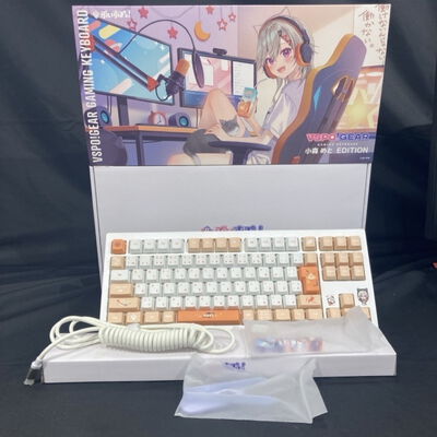 【静岡東瀬名店】中古  VSPO!GEAR ゲーミングキーボード　小森めとEdition 5140001811 