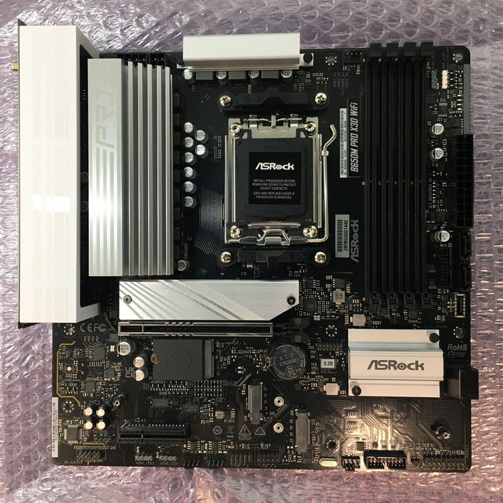 中古 ASRock B650M Pro X3D WiFi (B650 AM5 mATX DDR5) 5250001526