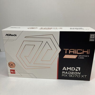 【神戸・三宮店】中古  ASRock RX9070XT TCW 16GO (RX9070XT TaichiWhite OC 16GB) 188988 