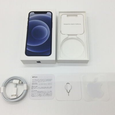 【浜松店】中古  Apple iPhone12 mini 5.4インチ 64GB (ブラック) 国内版SIMロックフリー MGA03J/A 144002 