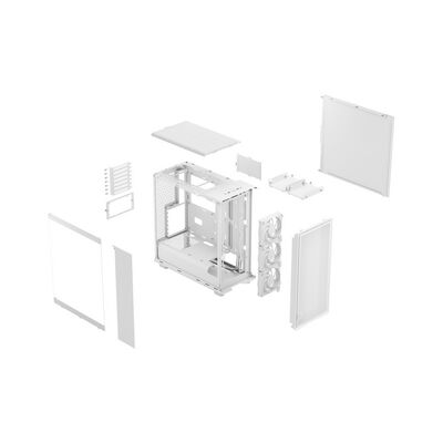 Fractal Design  Epoch White TG Clear Tint FD-C-EPO1A-03 (ATX ガラス ホワイト) 