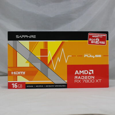 【通販センター】中古  SAPPHIRE SAPPHIRE PULSE Radeon RX 7800 XT GAMING 16GB GDDR6（RX7800XT 16GB） 3480035330 