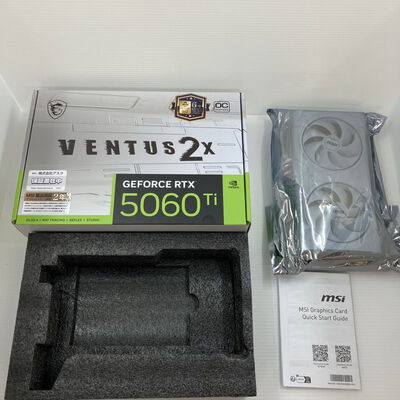 【秋葉原本店】中古  MSI GeForce RTX 5060 Ti 16G VENTUS 2X OC WHITE PLUS (RTX5060Ti 16G) 3410014584 