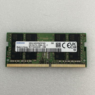 【新潟店】中古  DDR4 PC4-25600 32GB SODIMM ノート用 148255 
