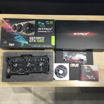 【松山環状枝松店】中古  ASUS STRIX-GTX1080-A8G-GAMING(GTX1080 8G GDR5X) 4560001769 