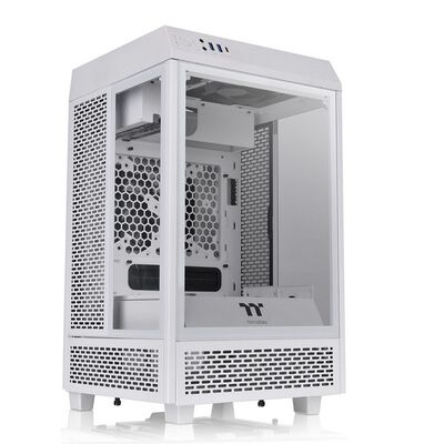 Thermaltake  The Tower 100 Snow Edition CA-1R3-00S6WN-00 (Mini-ITX ガラス ホワイト) 