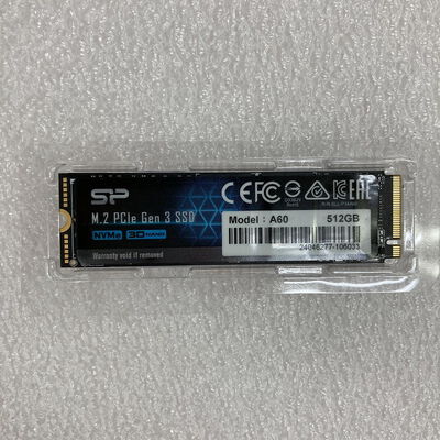 【京都店】中古  Silicon Power SP512GBP34A60M28 (M.2 NVMe 2280 512GB) 3180006065 