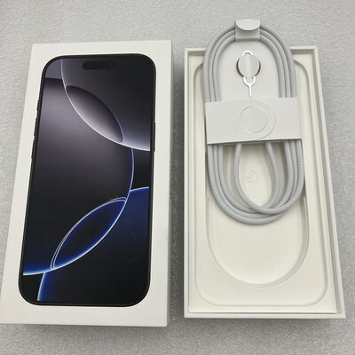 【新潟店】中古  【国内版SIMフリー】Apple iPhone16 Pro 128GB ブラックチタニウム MYMV3J/A 170259 