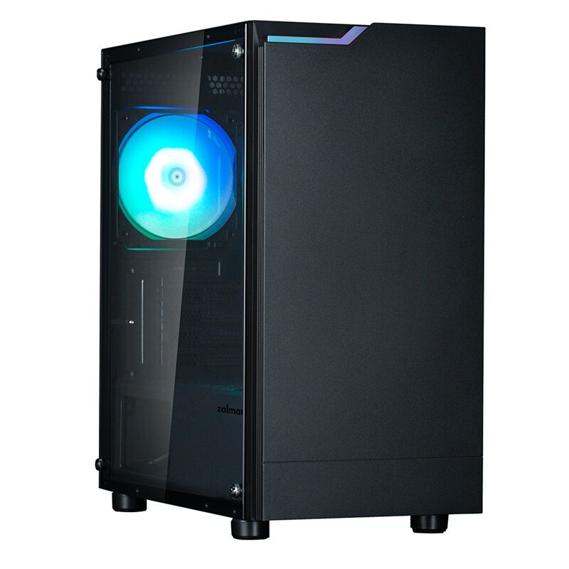 ZALMAN T4 PLUS BLACK (MicroATX ガラス ブラック) ｜ パソコン通販の