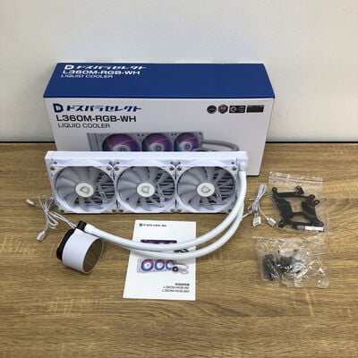 【津ラッツ店】中古  ドスパラセレクト L360M-RGB-WH(360mm ARGB 水冷) 4990001050