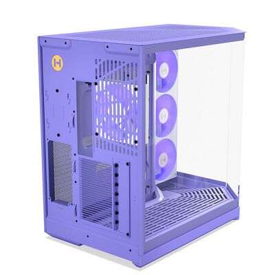 HYTE  Y50 RGB Taro Milk (E-ATX ガラスパネル パープル) 