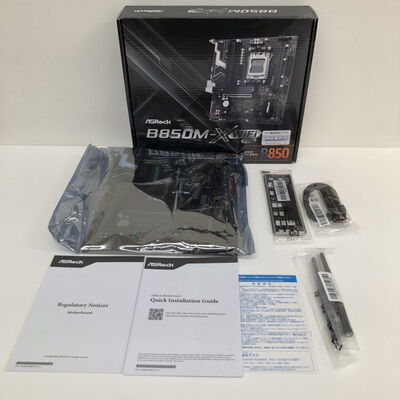 【津ラッツ店】中古  ASRock B850M-X WiFi R2.0 (B850 AM5 mATX DDR5) 4990001581 