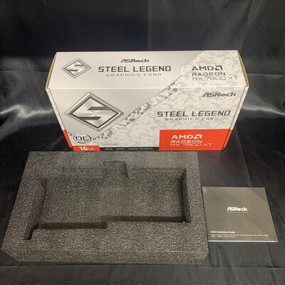 【横浜駅前店】中古  ASRock RX7800XT SL 16GO RX7800XT Steel Legend OC (RX7800XT 16GB) 162734 