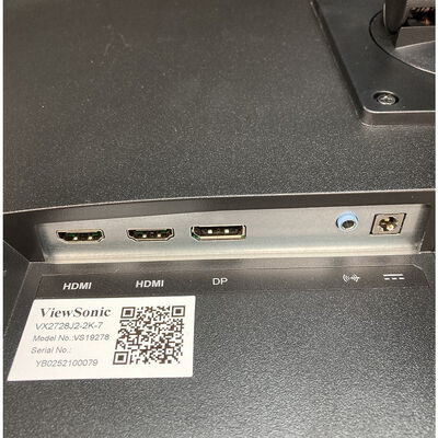 【広島店】中古  Viewsonic VX2728J2-2K-7 (27"W 2H1DP 240Hz WQHD) 3320005139 