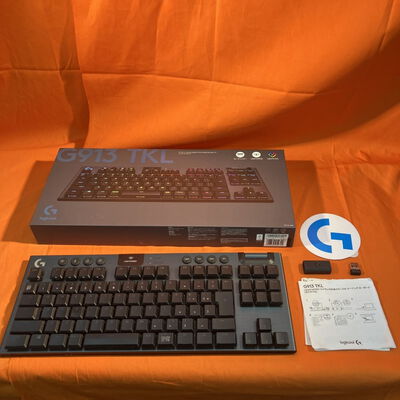 【なんば店】中古  Logicool G913 TKL LIGHTSPEED Wireless RGB Mechanical Gaming Keyboard-Clicky G913-TKL-CKBK 3280021253 