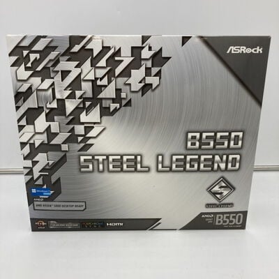 【福井日之出店】中古  ASRock B550 Steel Legend (B550 AM4 ATX DDR4) 142936 