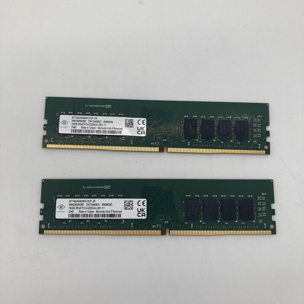 値下げ DDR4 3200 16GB (8GB x 2) メモリー ドスパラ 中古 8GB 2枚組(合計16GB) PC4-25600/DDR4-3200 デスクトップ用 190923
