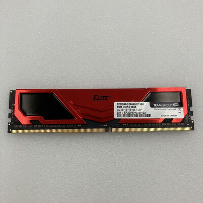 【新潟店】中古  TEAMGROUP Elite TPRD48G2666HC19BK(PC4-21300 8GB デスクトップ用) 3290006672 