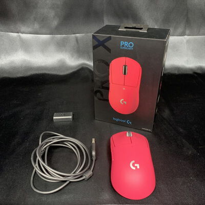 【横浜駅前店】中古  Logicool PRO X SUPERLIGHT Wireless Gaming Mouse G-PPD-003WL-MG (無線ゲーミングマウス/マゼンタ) 3400009574 