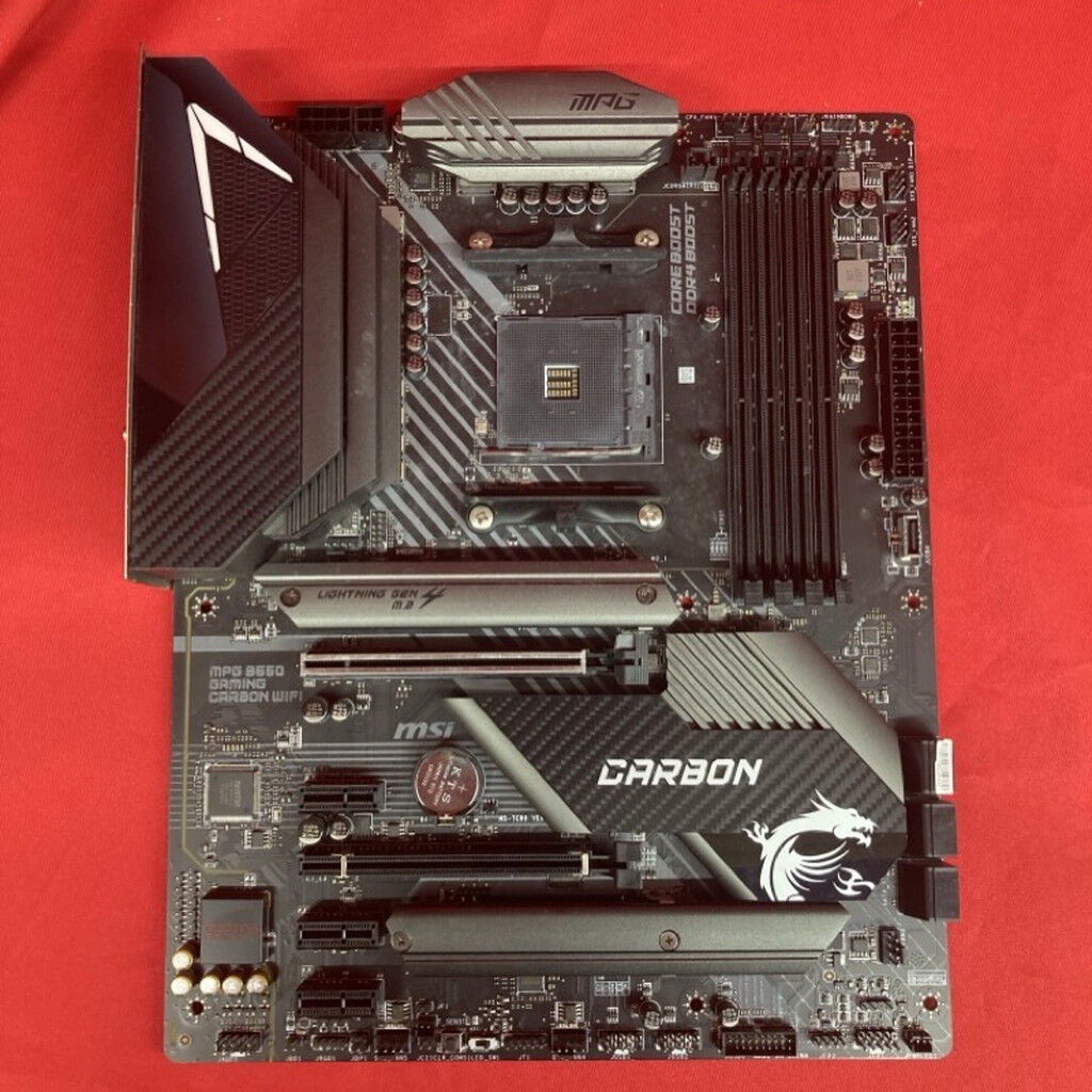 中古 MSI MPG B550 GAMING CARBON WIFI 3250006555 （376764