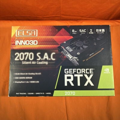 【なんば店】中古  ELSA GD2070-8GERS (RTX2070 8G GDR6X) 3280021798 